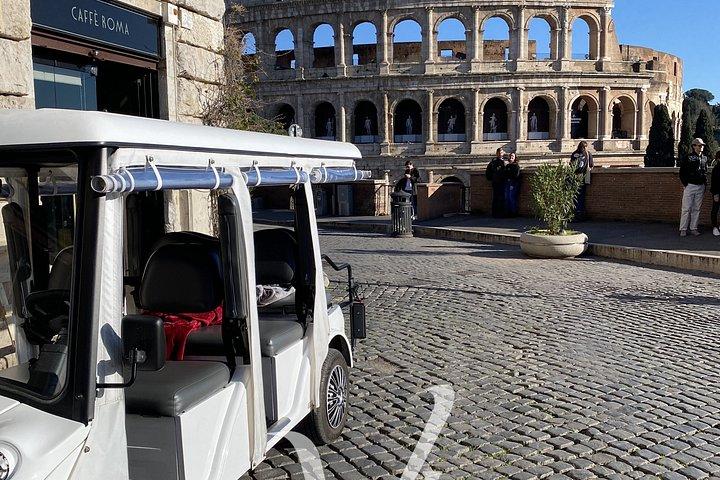 限定ROME-イタリアジェラート付きゴルフカートシティツアー