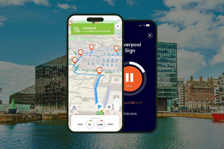 Liverpool Audio Guided Walking Tour 3h00 and 25 Audios