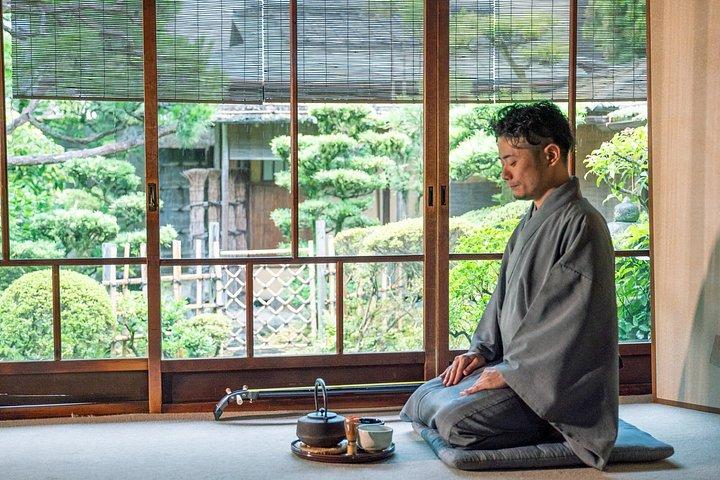 京都のお寺庭園で音と三味線を堪能