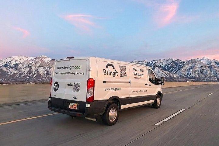 Pickup e entrega de bagagem do Aeroporto de Salt Lake City