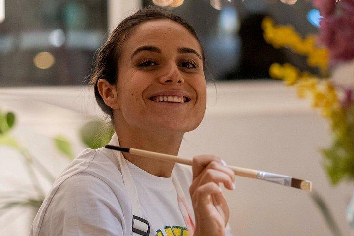 Painting&Wine Workshop - Creative Painting Experience in Paris