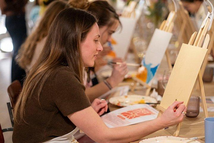 Painting&Wine Workshop - Creative Painting Experience in Paris