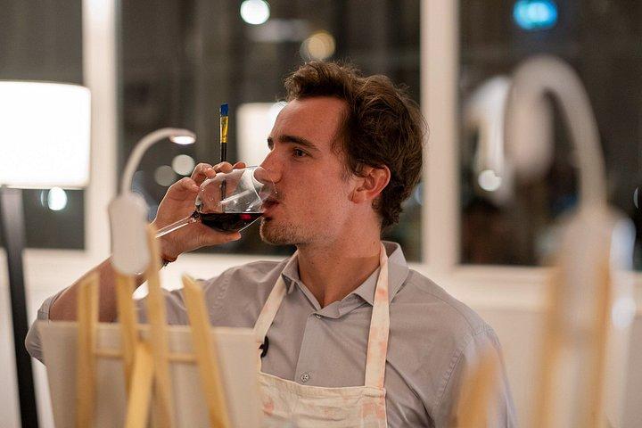 Painting&Wine Workshop - Creative Painting Experience in Paris