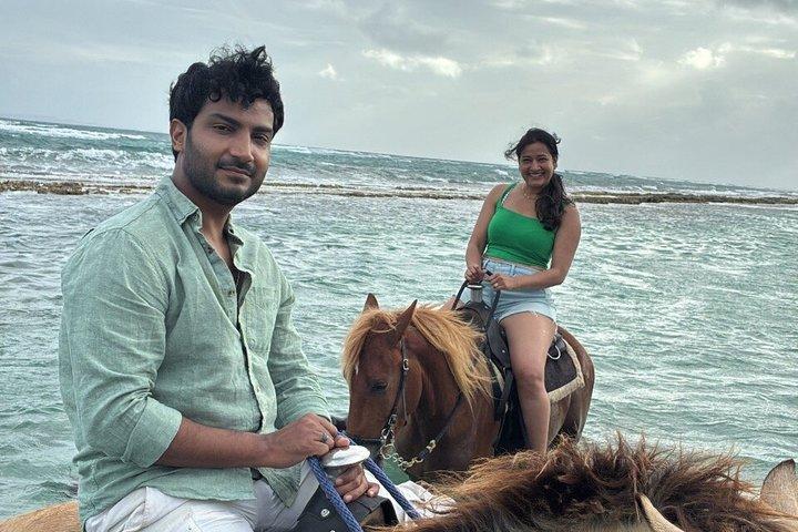 Reiten am Strand von Vieques