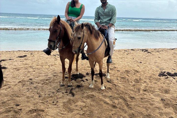 Reiten am Strand von Vieques