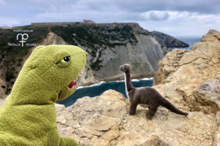 Promenade privée aux empreintes de dinosaures près de Lisbonne