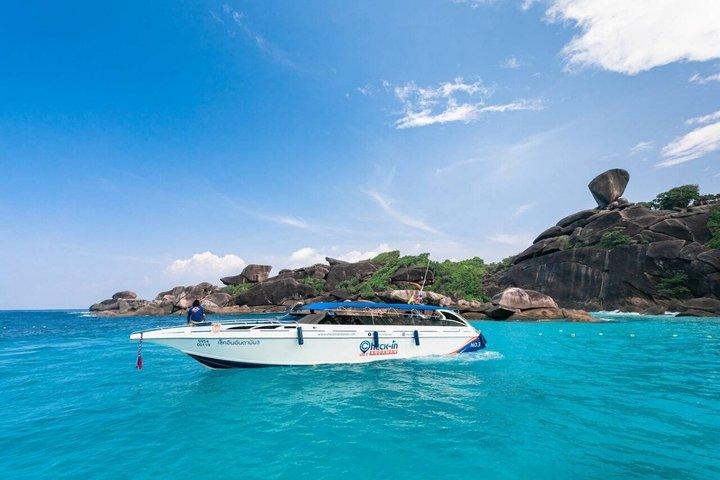 シミラン諸島スピードボートツアープーケット発シュノーケリング／カオラック発