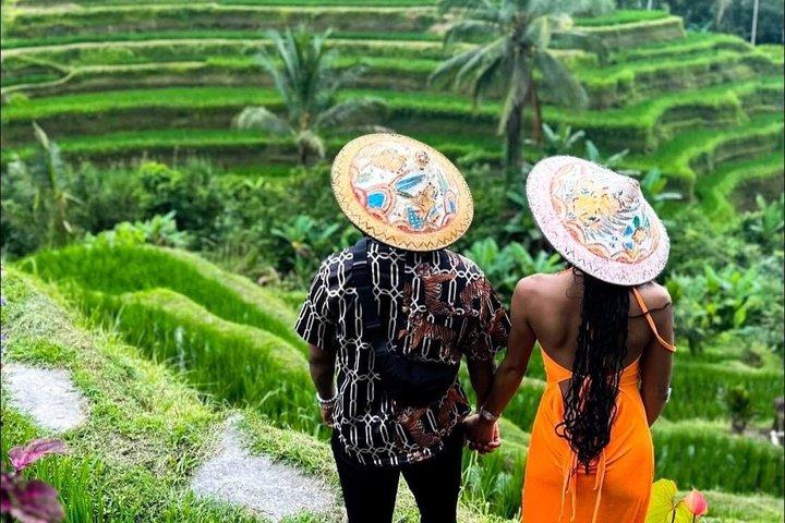 Ubud Tour: Monkey Forest, vandfald, tempel og ris terrasser