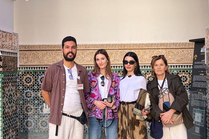 Marrakech : Ben Youssef Madrasa 1 - Hour Guided Tour Skip-The-Line （マラケシュ：ベン・ユセフ・マドラサ1時間ガイドツアー）