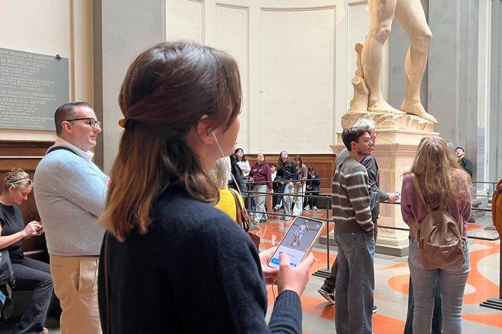 Accademia : billet d'entrée chronométré et application de visite libre