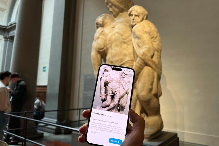 Accademia : billet d'entrée chronométré et application de visite libre