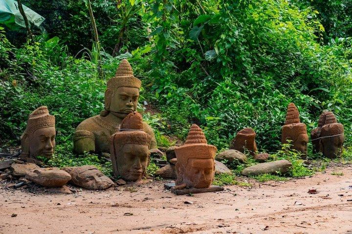 Private Angkor Wat cykeltur skjulte templer og jungle stier