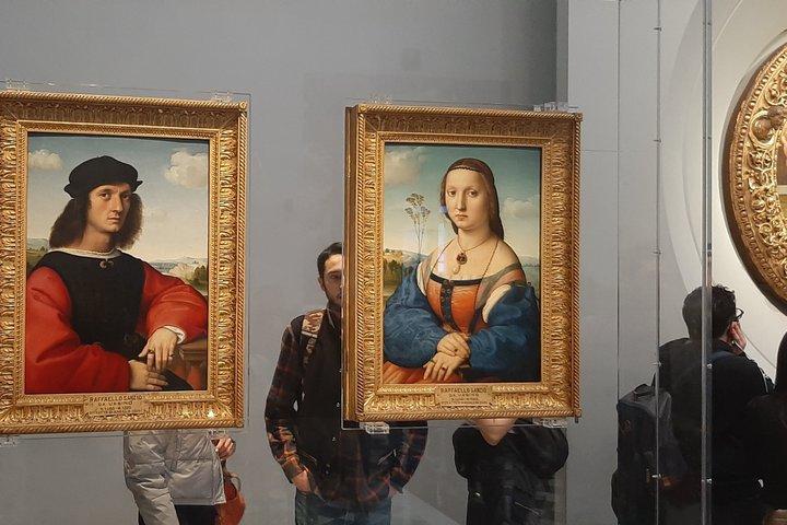ウフィツィ美術館：セルフガイドアプリ訪問とオプションのアカデミア美術館