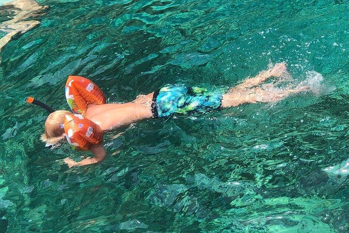 ローマ発ポンツァ島日帰りツアー（ボートツアー水泳とランチ付き）