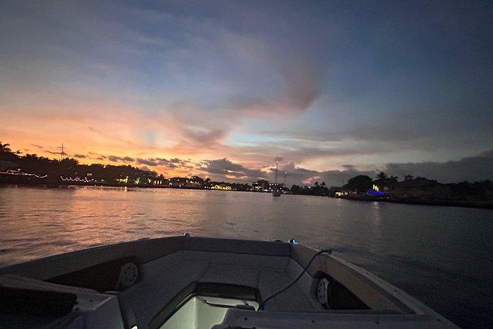 Sunset Pompano Beach Boat Tour Adventure