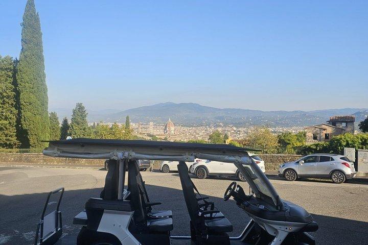 Carrinho de golfe Tour de Florença Michelangelo e Montanhas Panorâmicas