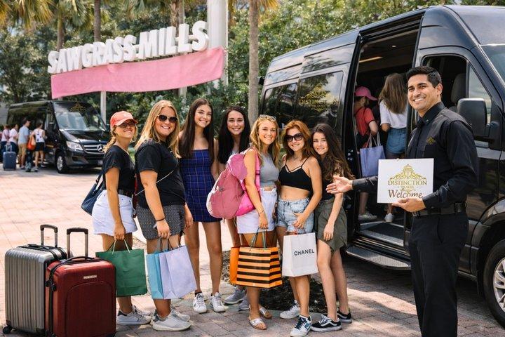 Officielle Miami-Sawgrass Mills Shuttle: Hurtigste + Gratis Kupon Book