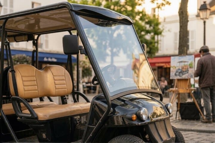 Private Golf Cart Experience in Montmartre Hidden Gems