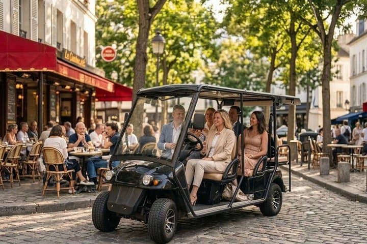 Private Paris Golf Cart Tour St Germain and Latin Quarter