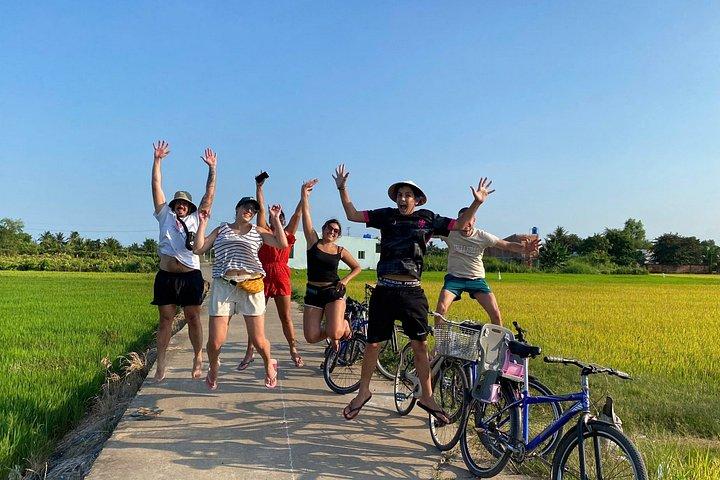 本物のメコンデルタの自転車＆料理ツアー - 少人数制