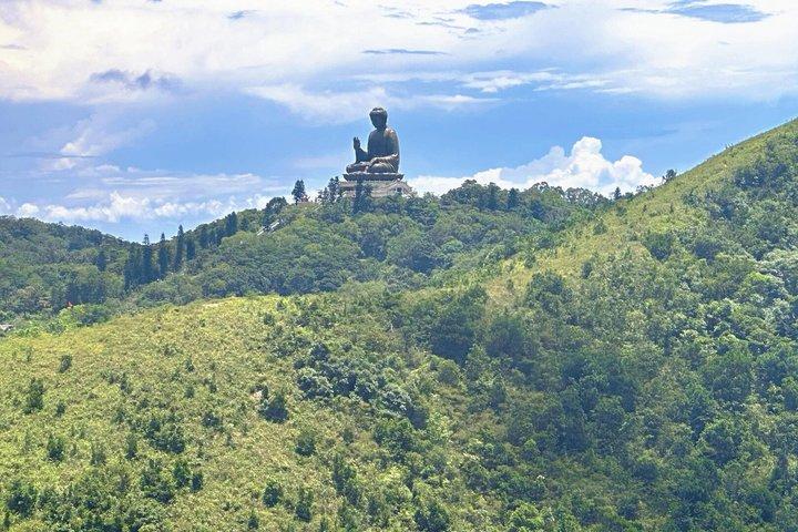 香港セントラル発ランタウツアー：ケーブルカー、大仏＆タイオ村