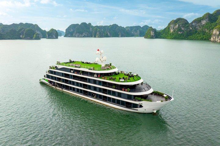 2 Tage Venus Luxus Kreuzfahrt Halong und Lan Ha Bay von Hanoi