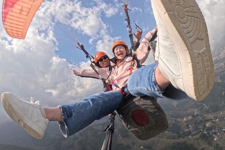 Dalat Tandem Paragliding Experience from Langbiang Peak