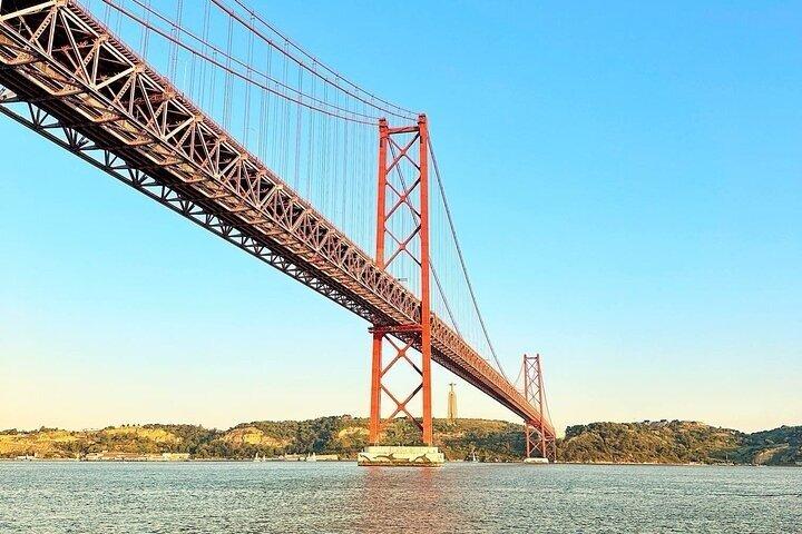Lisbon Private Boat Tour Sightseeing Swimming and Wine