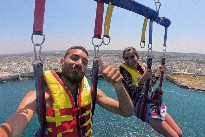 Parachute Ascensional flight to Polignano a mare
