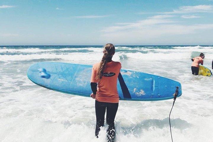 Surf Lesson Praia da Rocha – Beginner Friendly + Small Groups