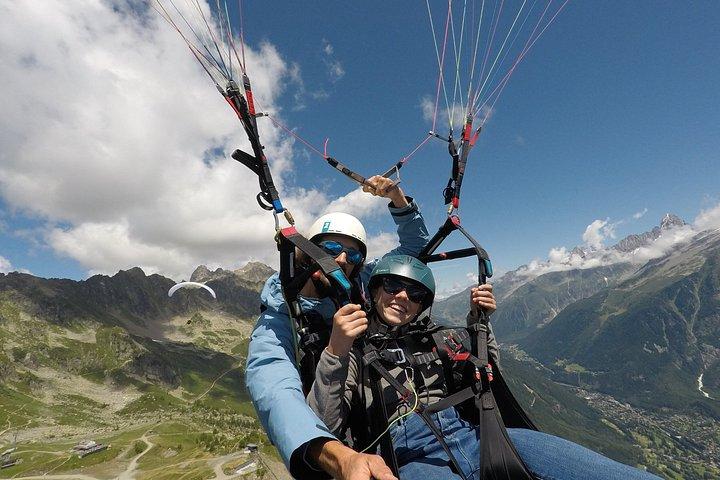 Volo in parapendio biposto a Chamonix