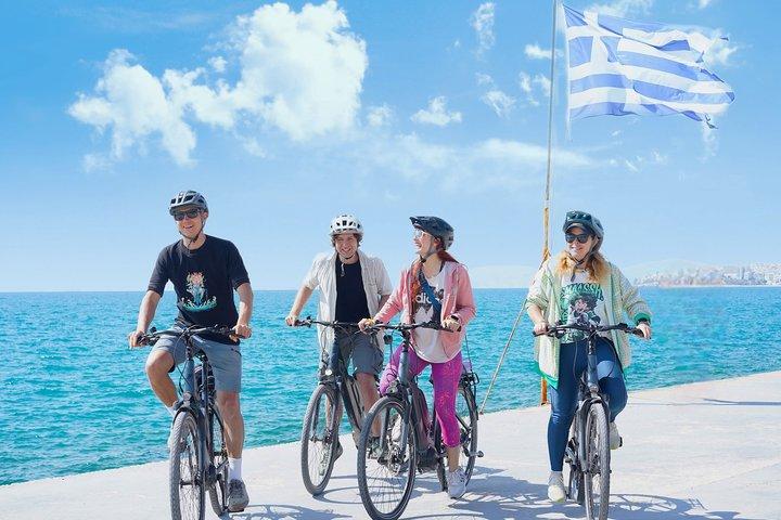 Aten City och Sea E-cykeltur