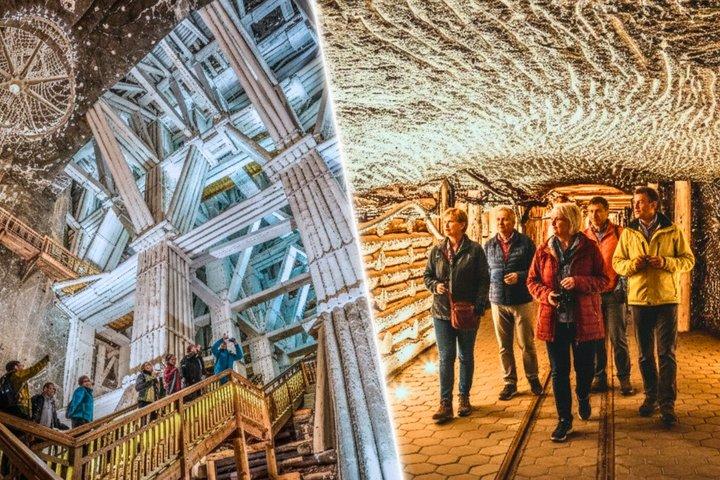 Visita guiada en vivo a la mina de sal de Wieliczka con levantamiento y recogida de mineros