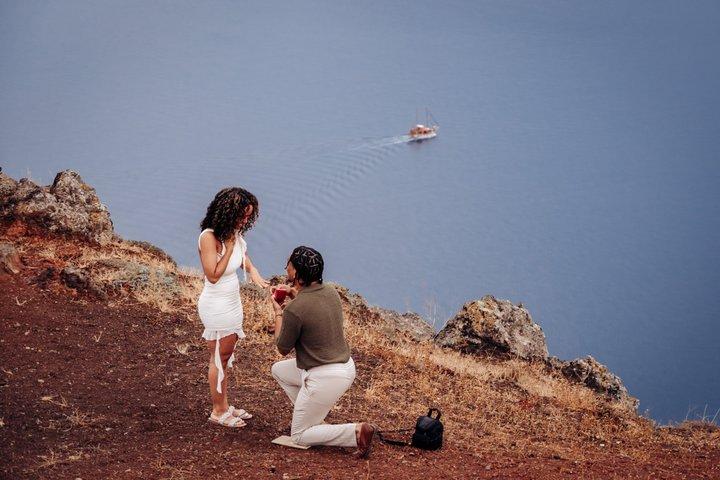 Authentic Proposal Photography Experience in Santorini & Transfer
