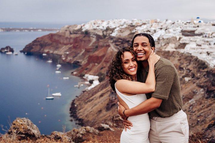 Authentic Proposal Photography Experience in Santorini & Transfer