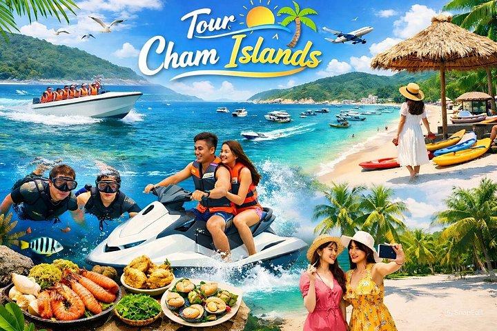 チャム島シュノーケリングまたはダイビング2回付き