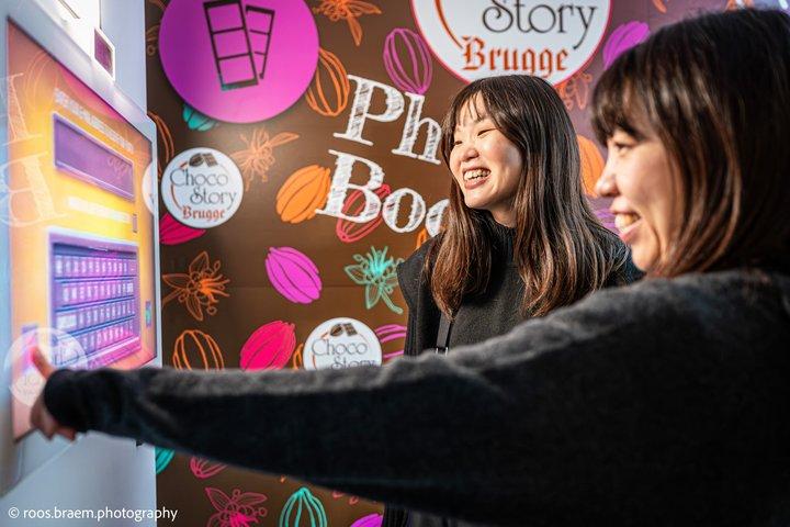 ブルージュ : チョコストーリーチョコレート博物館訪問