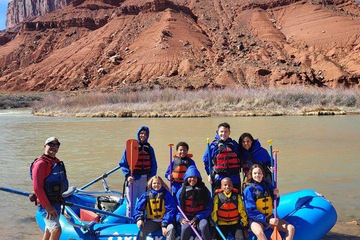 Moab Rivertrippers ~ Halve dag Rafting Castle Valley/Visserstorens