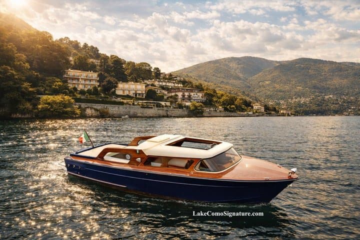 Intimate Lake Cruise on a Classic Wooden Boat for 8