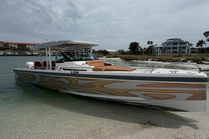 Privé luxe bootcharter naar Egmont, Fort DeSoto en Shell Key