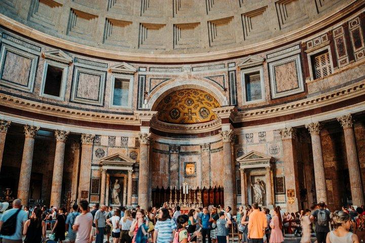Rome Pantheon Entry Experience with Digital Audio Guide