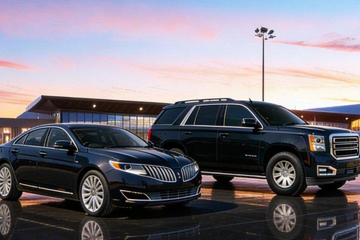 Privétransfer van vertrek naar de luchthaven van Burbank (BUR)