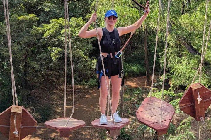 High Ropes Adventure Course at Coral Crater