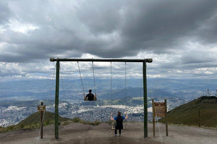 Tour in Quito, Mitte der Welt-Seilbahn-Panecillo