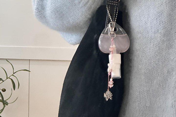 Korean Inspired Beaded Keyring Perfume Hand Cream Making