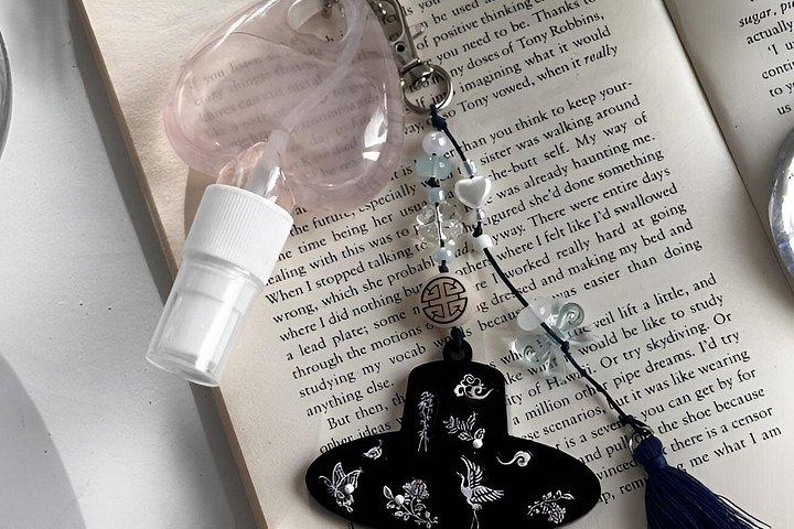 Korean Inspired Beaded Keyring Perfume Hand Cream Making