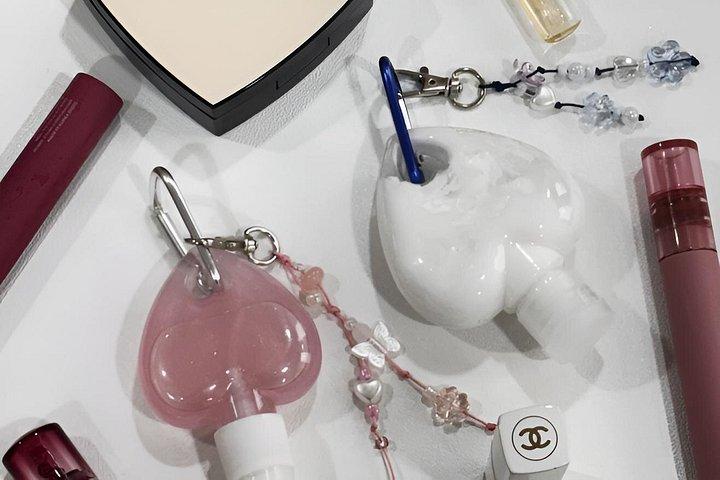 Korean Inspired Beaded Keyring Perfume Hand Cream Making