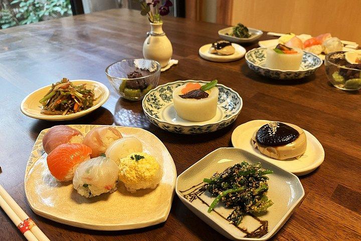 禅宗ベジタリアン精進料理と寿司料理
