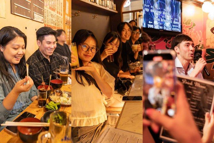 東京｜新宿ナイトツアー：居酒屋、カラオケ＆バー巡り