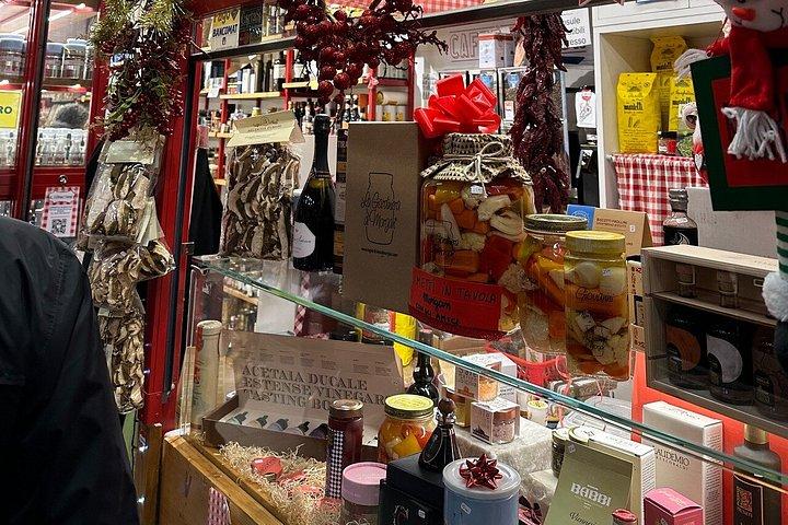 フィレンツェ食文化ツアーサンタンブロージョ市場試食